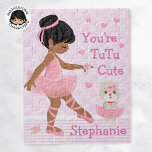 Multikulturelle Ballerina Tutu Niedlich Jigsaw Puz<br><div class="desc">Personalisierte multikulturelle Ballerina "You're TuTu Niedlich". Bitte Karo mehr von meinen personalisierten Geschenken raus.</div>