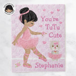 Multikulturelle Ballerina Tutu Niedlich Jigsaw Puz<br><div class="desc">Personalisierte multikulturelle Ballerina "You're TuTu Niedlich". Bitte Karo mehr von meinen personalisierten Geschenken raus.</div>