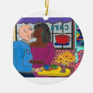 Multikulturelle Liebe Weihnachtsschmuck