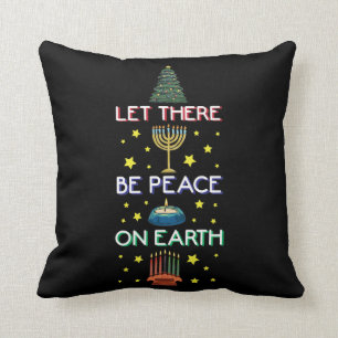 Multikulturelle Weihnachten Hanukkah Diwali Kwanza Kissen