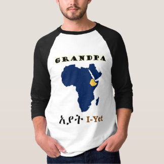 Multikultureller Familien-T - Shirt -- Großvater