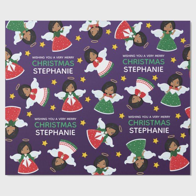 Multikulturengel Geschenkpapier (Flach)