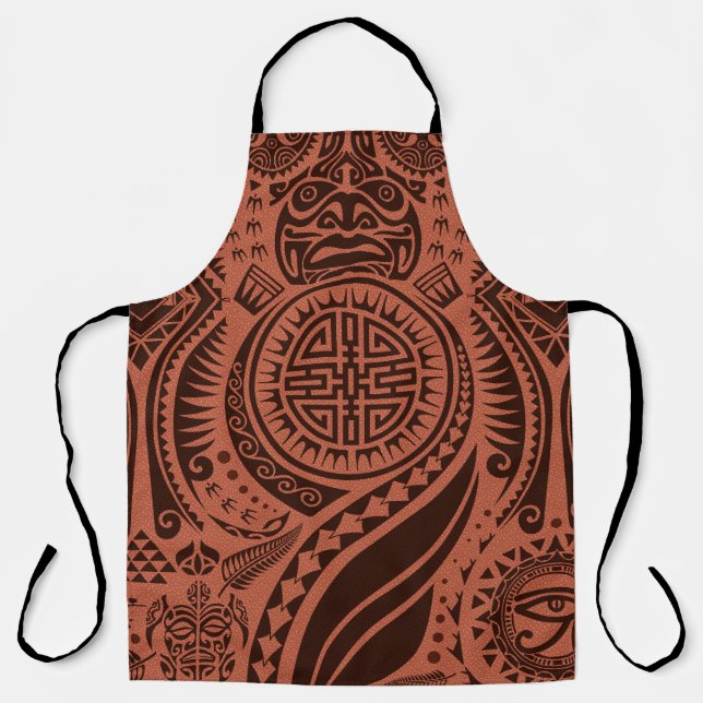 Multimedia-Schürze für das Tribal-Design Schürze (Vorderseite)