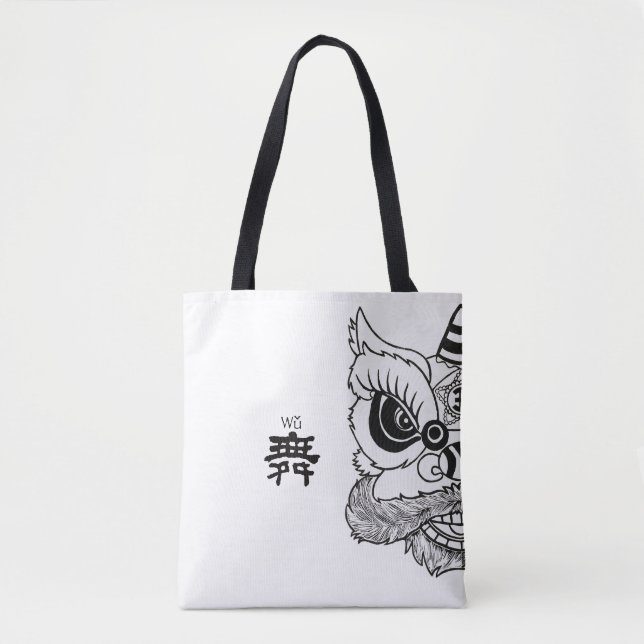 Multimedia-Tasche, Schulter-Tasche | Lion Dance Tasche (Vorderseite)