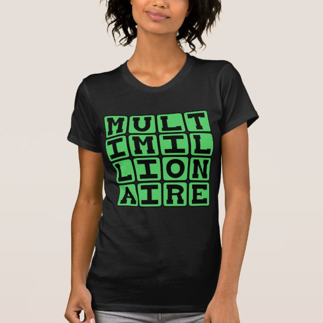Multimillionär, "Share the Wealth" T-Shirt (Vorderseite)