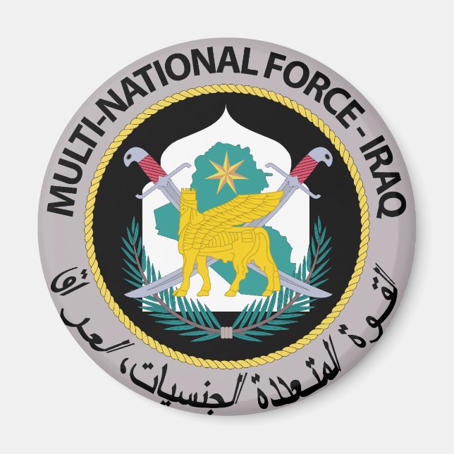 Multinationale Truppe - Irak (1) Magnet (Vorne)