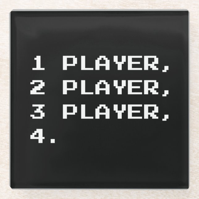 MULTIPLAYER GLASUNTERSETZER (Vorderseite)