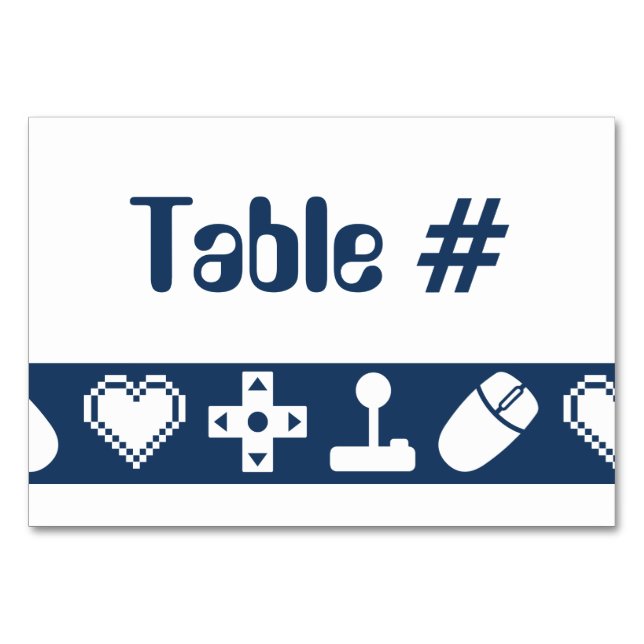 Multiplayer-Modus für die Navy Table Card Tischnummer (Vorderseite)