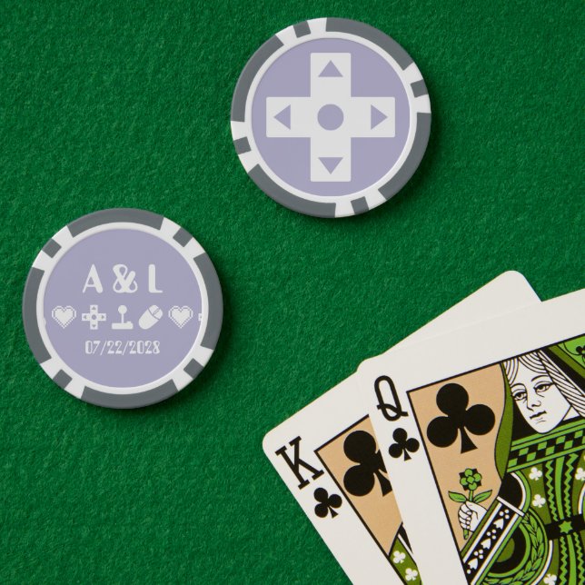 Multiplayer-Modus in Lavendel Pokerchips (Pokertisch (doppelt))