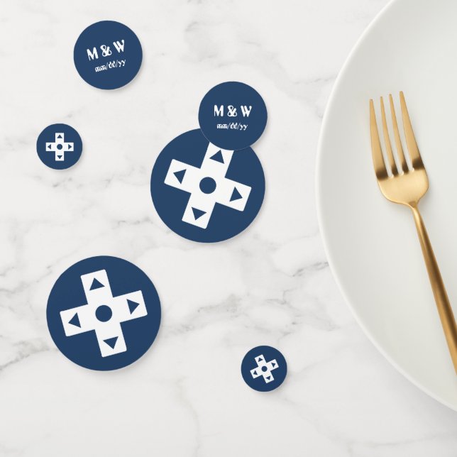 Multiplayer-Modus in Navy Table Confetti Konfetti (Gruppe)