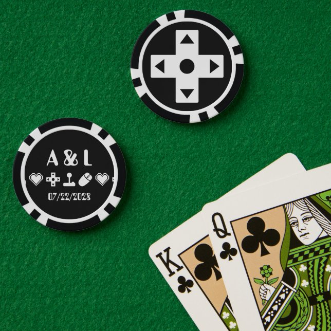 Multiplayer-Modus in Schwarz Pokerchips (Pokertisch (doppelt))