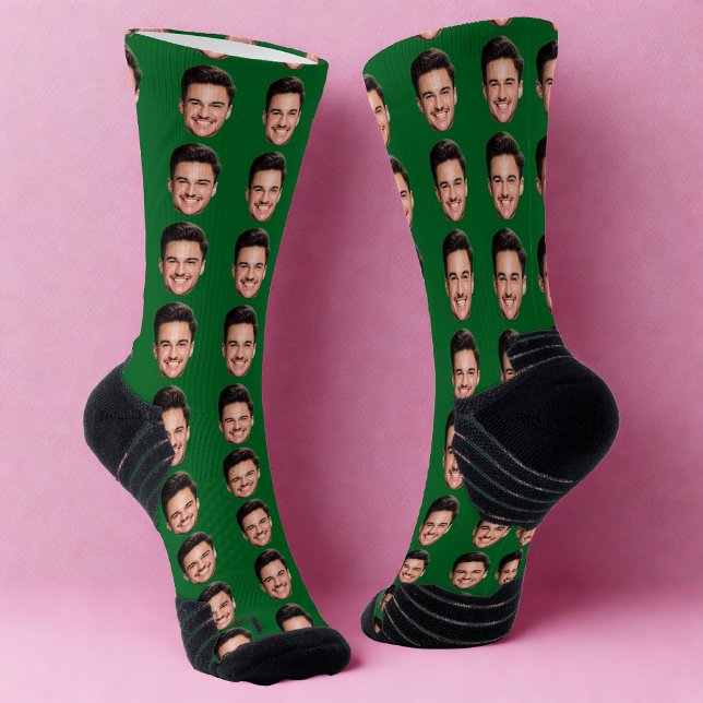 Multiple Face Personalized Socks, Add Your Image  Socken (Von Creator hochgeladen)