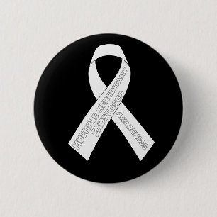Multiple Hereditary Exostoses Awareness Ribbon Button
