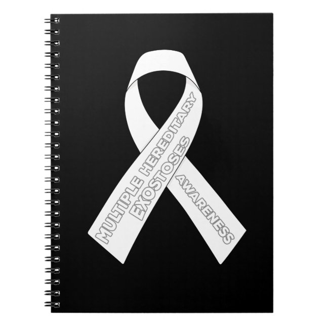 Multiple Hereditary Exostoses Awareness Ribbon Notizblock (Vorderseite)