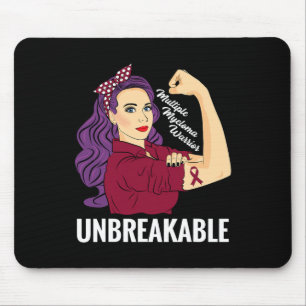 Multiple Myelom Awareness Bloor Cancer Warrior G Mousepad
