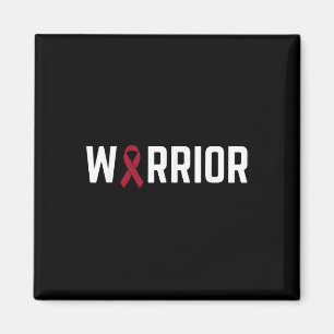Multiple Myelom Awareness Burgundy Ribbon Familie Magnet