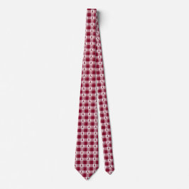 Multiple Myeloma Cancer Awareness Plaid Burgundy Krawatte