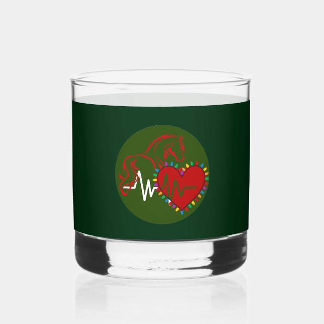 Multiple Options Christmas Logo Whiskyglas (Rückseite)