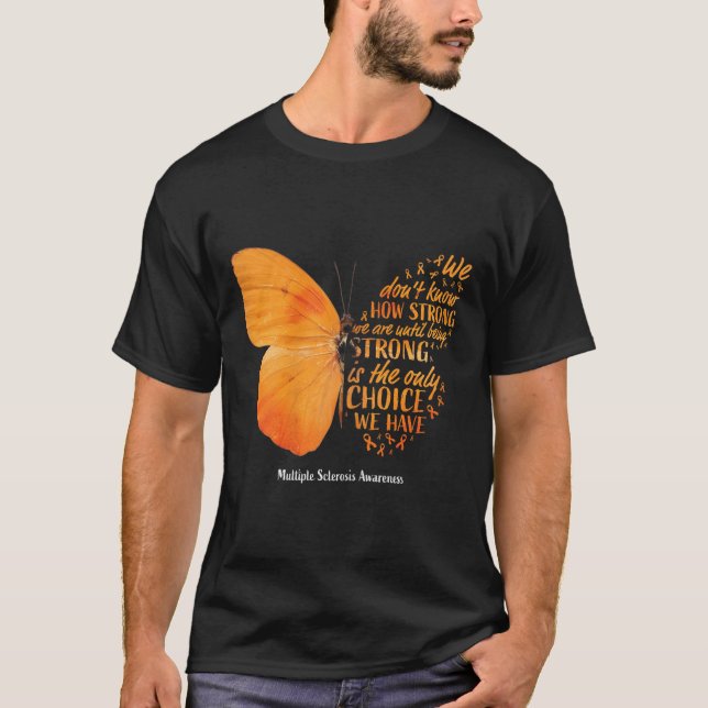 Multiple Sclerosis Awareness Women Mom Cute Butter T-Shirt (Vorderseite)