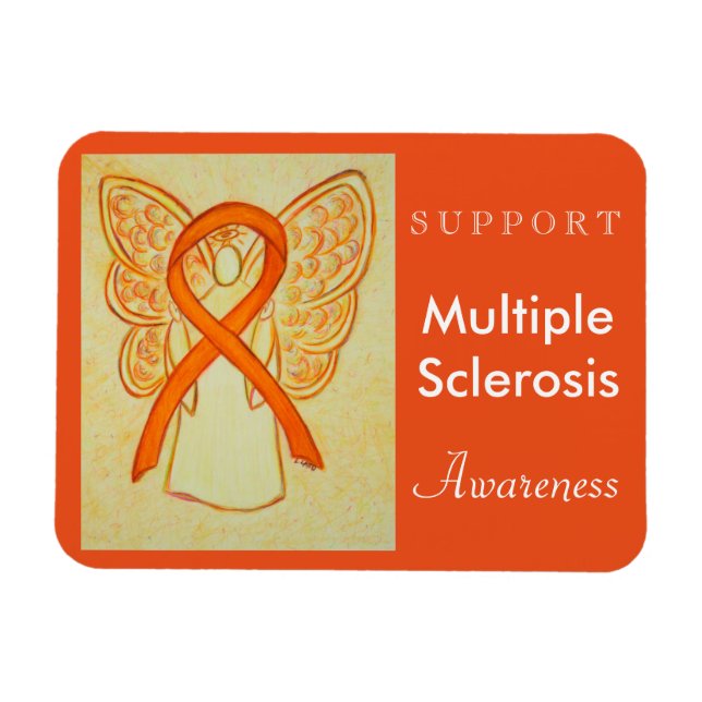 Multiple Sklerose Awareness Engel Custom Magnet (Horizontal)