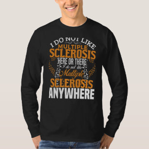 Multiple Sklerose Awareness Frau Orange Ribbon Wom T-Shirt