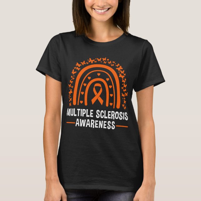 Multiple Sklerose Awareness MS Monat T-Shirt (Vorderseite)
