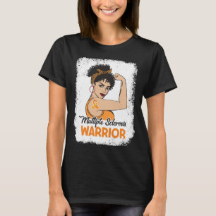Multiple Sklerose Awareness MS Warrior Orange Rib T-Shirt