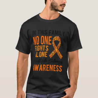Multiple Sklerose Awareness Orange Ribbon T-Shirt