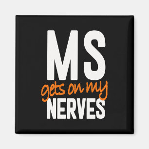 Multiple Sklerose Bewusstsein Frau Warrior - Frau Magnet