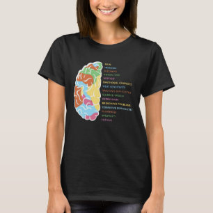 Multiple Sklerose Bewusstsein Funny Brain Support T-Shirt