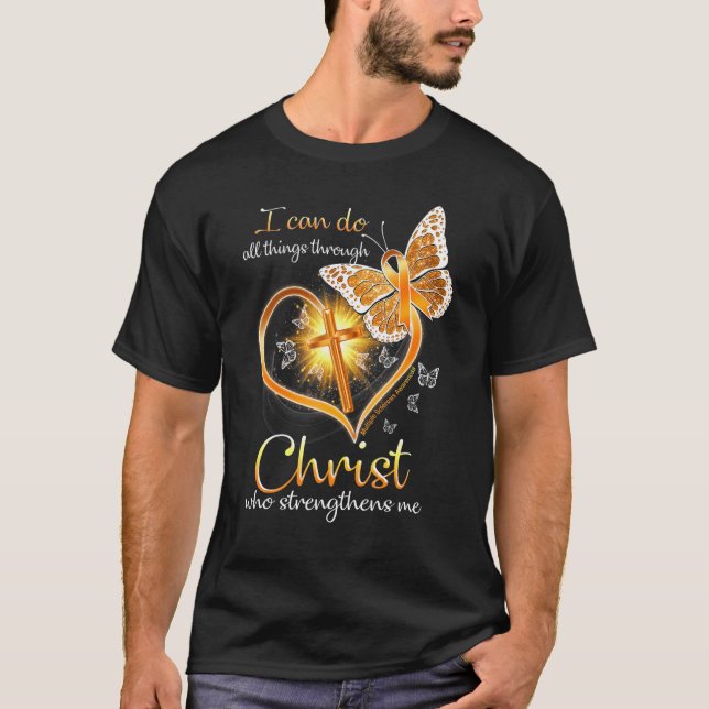 Multiple Sklerose Bewusstsein kann ich alles tun T-Shirt (Vorderseite)