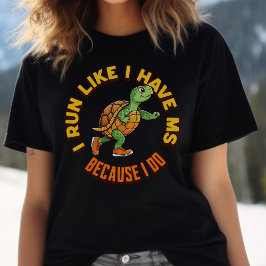 Multiple Sklerose Bewusstsein, MS Krieger, Läufer  Tri-Blend Shirt