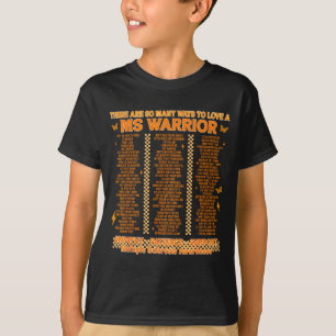 Multiple Sklerose-Bewusstseinswege, um einen MS-Kr T-Shirt