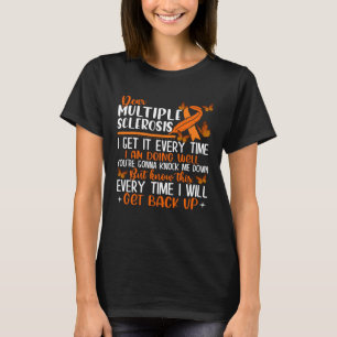 Multiple Sklerose Butterfly Ribbon World MS Day T-Shirt