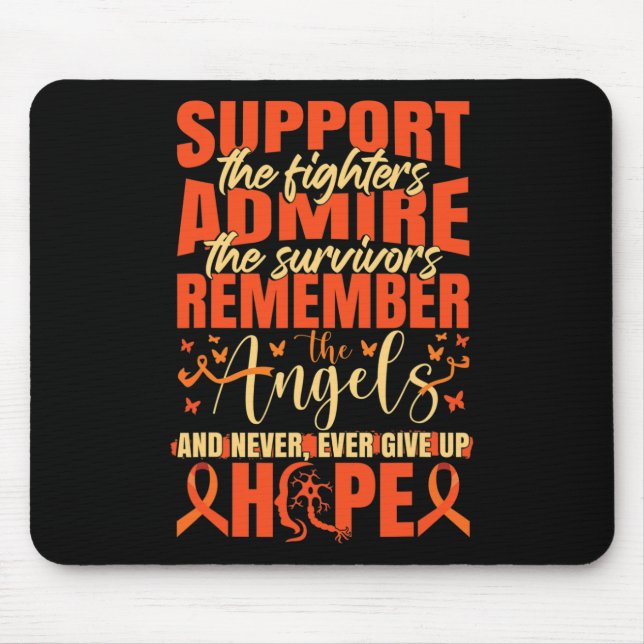 Multiple Sklerose Frau Mousepad (Vorne)