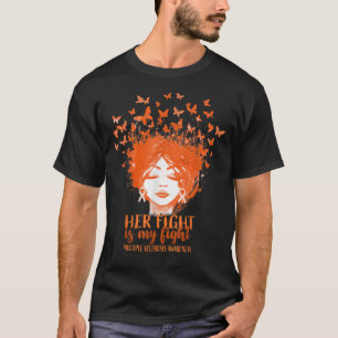 Multiple Sklerose Ihr Kampf ist mein Schmetterling T-Shirt