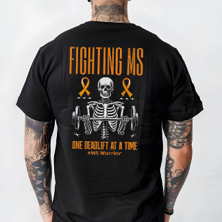 Multiple Sklerose Krieger, Deadlift-Geschenk, Trai T-Shirt