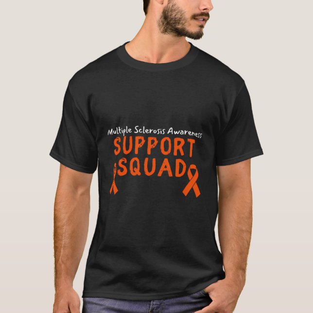 Multiple Sklerose Support Squad Frau Warrior We We T-Shirt (Vorderseite)