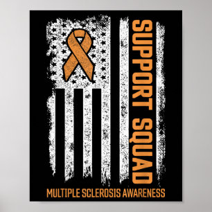 Multiple Sklerose-Unterstützung Squad Multiple Skl Poster