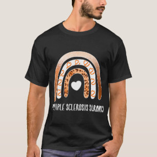 Multiple Sklerose Warrior Orange Ribbon MS Day T-Shirt