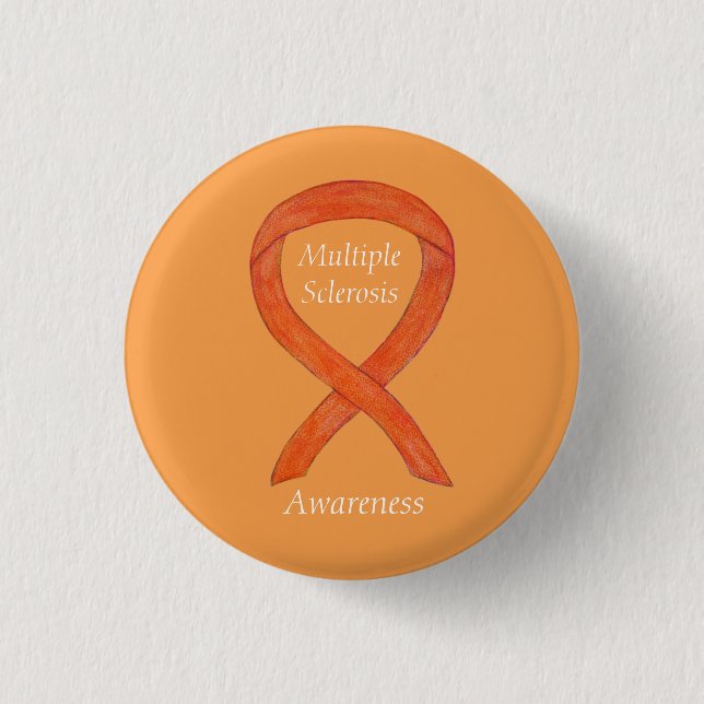 Multipler Sklerose Bewusstsein Multifunktionsband  Button (Vorderseite)