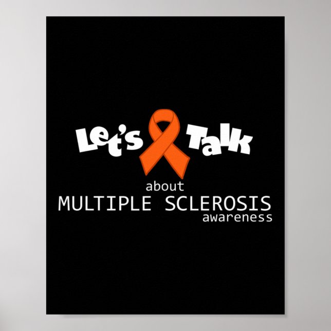 Multipler Sklerose Bewusstsein Poster (Vorne)