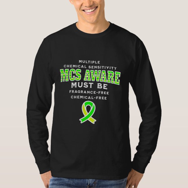 Multiples chemisches Empfindlichkeitsbewusstsein M T-Shirt (Vorderseite)