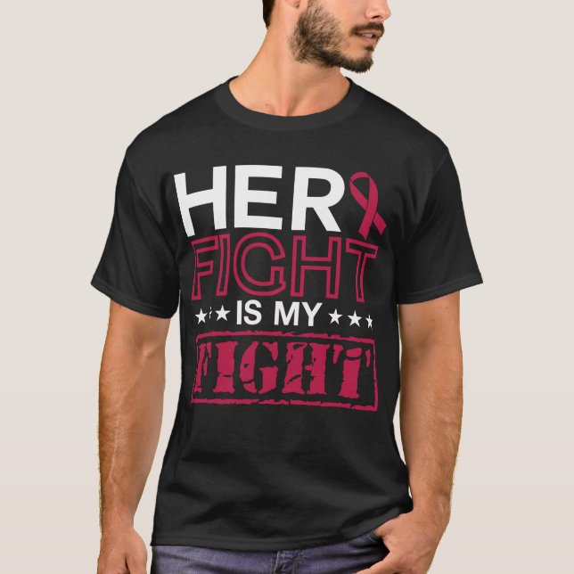 Multiples Myelom Bewusstsein Ihr Kampf ist mein Ka T-Shirt (Vorderseite)