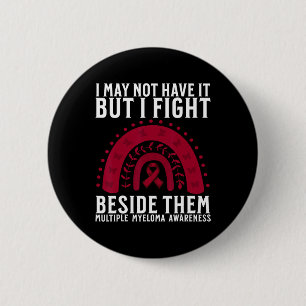 Multiples Myelom-Bewusstsein Unterstützen Blutkreb Button