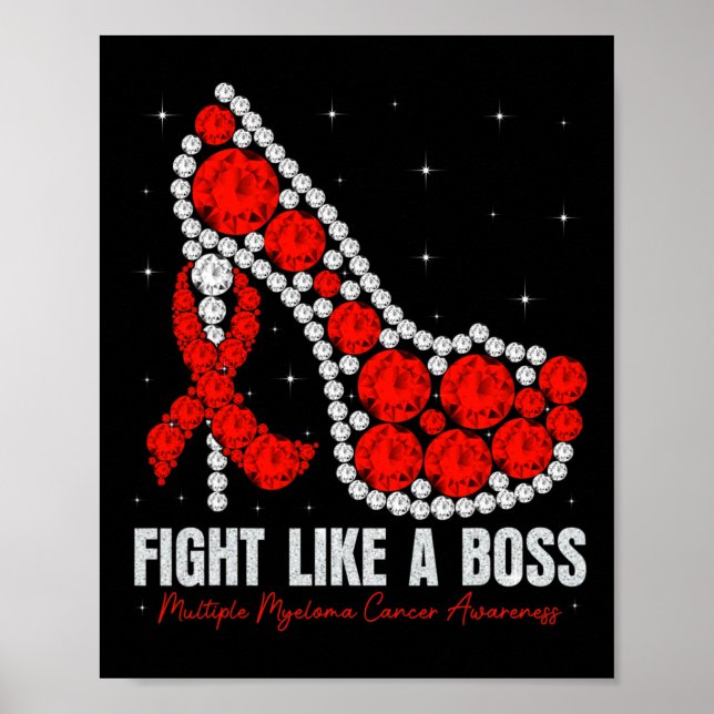 Multiples Myelom Bewusstsein zur Bekämpfung von Bl Poster (Vorne)