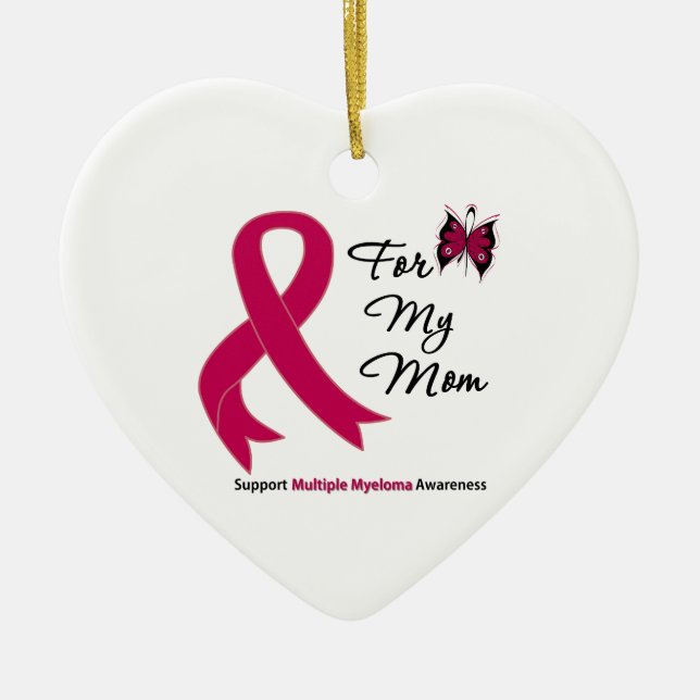 Multiples Myelom für meine Mama Keramikornament (Vorne)