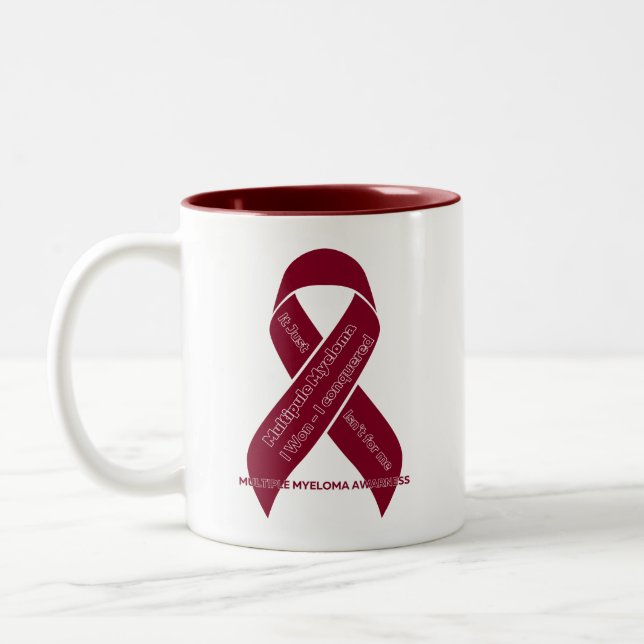 Multiples Myelom Ist zum Kotzen Zweifarbige Tasse (Links)