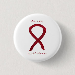 Multiples Myelom/Krebs-Bewusstsein Ribbon-Button Button