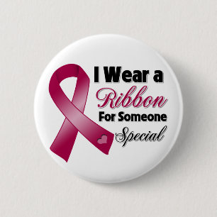 Multiples Myelom Ribbon Jemand Besonderes Button